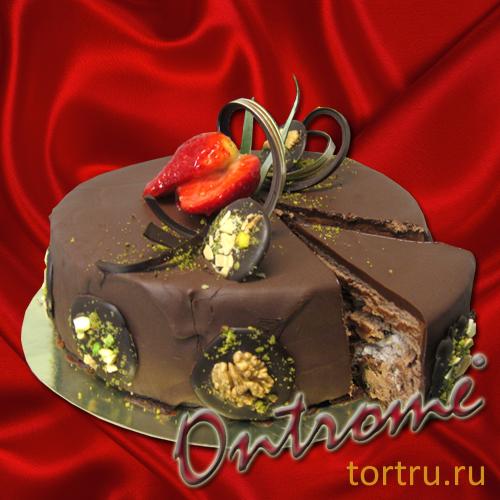 Торт "Онтроме Велюр черный", Онтроме, кафе-кондитерская, Санкт-Петербург