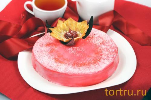 Торт французский блинный "Креп де Пари" клубничный, комбинат Добрынинский, Москва