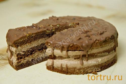 Торт "Пражский", кондитерская Лаверна Торт "Пражский", кондитерская Лаверна