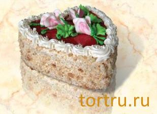 Торт "Сердце", Хлебокомбинат Кристалл Торт "Сердце", Хлебокомбинат Кристалл