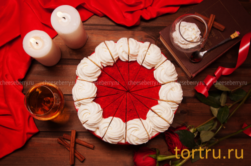 Торт "Красный бархат", Cheeseberry Торт "Красный бархат", Cheeseberry