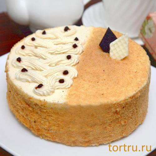 Торт "Медово-сметанный", комбинат Добрынинский, Москва