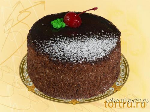 Торт "Зимняя вишня (мини)", кондитерский цех Лакомка, Рязань