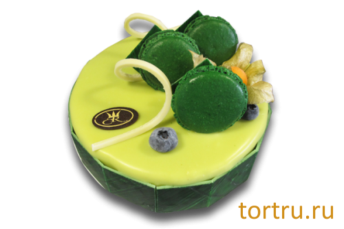 Торт "Фисташково-клубничный", кондитерская Крем Роял, Москва