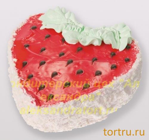 Торт "Клубничка", Кондитерский цех Александра, Солнечногорск