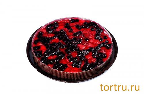 Торт "Флай с черной смородиной и малиной", Хлебокомбинат "Пеко", Москва