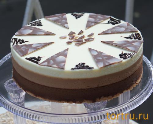 Торт "Три шоколада", Лайтком, кондитерская, Москва