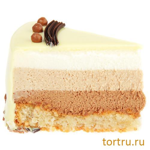 Торт "Три шоколада сырный Мини", Леберже, Leberge, кондитерская