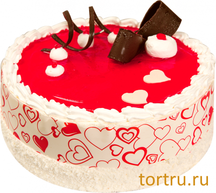 Торт "Сочная клубника в ванильном йогурте", кондитерская фабрика Метрополис