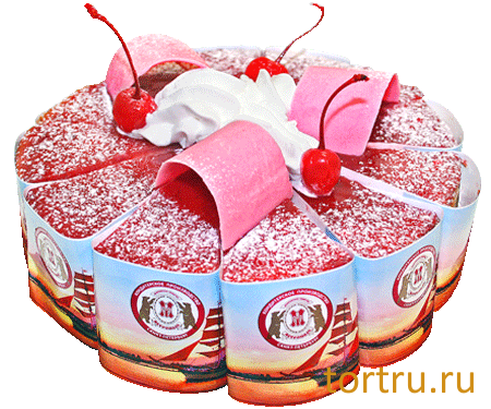 Торт "Алые паруса", кондитерское производство Метрополь, Санкт-Петербург