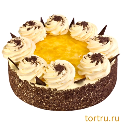 Торт "Творожно-ананасовый", кондитерская фабрика Метрополис