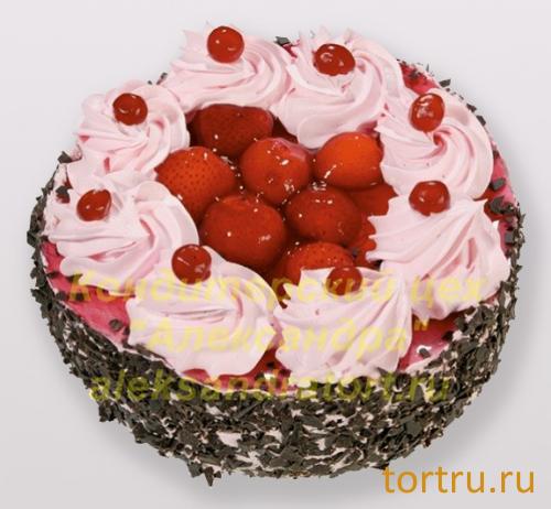 Торт "Мечта клубничная", Кондитерский цех Александра, Солнечногорск