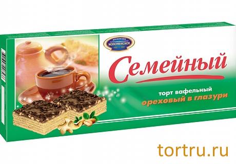 Торт вафельный "Семейный ореховый в глазури", Коломенское