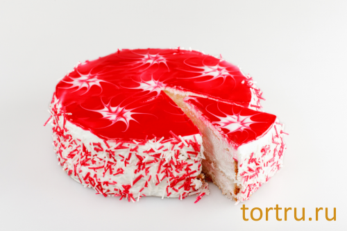 Торт "Йогуртово-малиновый", Бабушкино печево, Новокузнецк