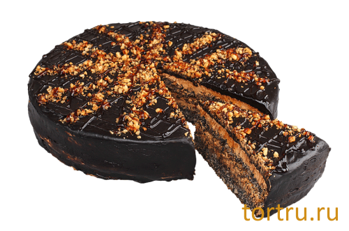 Торт "Шоколадно-маковый", Бабушкино печево, Новокузнецк
