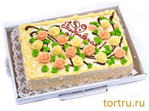 Торт "Желаем счастья", Хлебокомбинат "Пеко", Москва