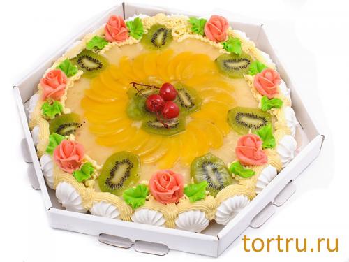 Торт "Фруктовый рай", Хлебокомбинат "Пеко", Москва