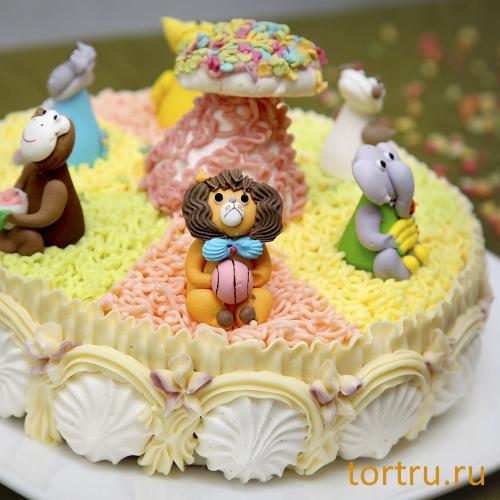 Торт "Детский "Карусель", комбинат Добрынинский, Москва