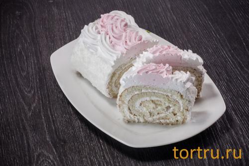 Торт "Нежный рулетик", "Кристалл" Пенза