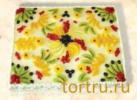 Торт "Фруктовый заказной", Хлебокомбинат Кристалл Торт "Фруктовый заказной", Хлебокомбинат Кристалл