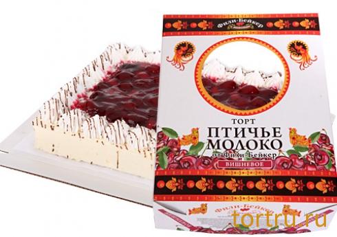Торт "Птичье Молоко Вишневое", Фили Бейкер, Москва