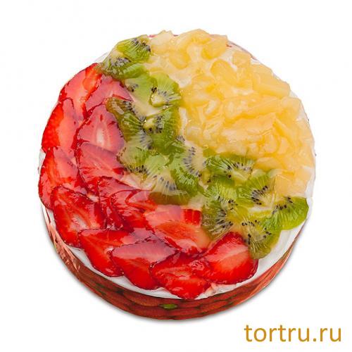 Торт "Фруктовый клубника-ананас", фирма Татьяна, Воронеж
