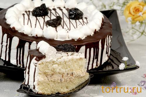 Торт "Чернослив", На блюдечке, Зеленоград