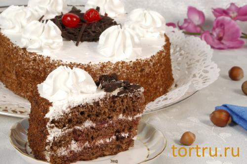 Торт "Черный лес", На блюдечке, Зеленоград