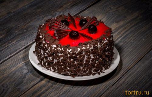 Торт "Черный лес", сеть кондитерских магазинов Бисквит, Смоленск