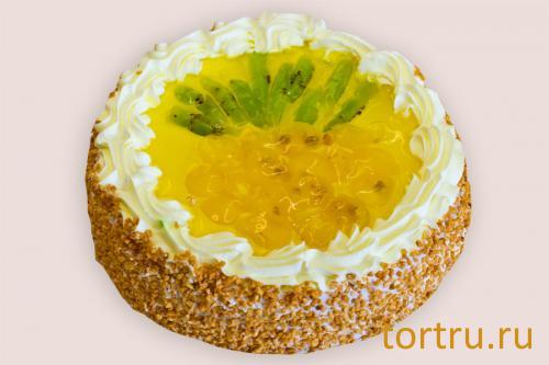 Торт "Тропический ананас", кондитерская Чайка, Калуга