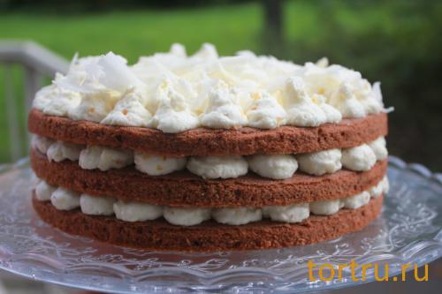 Торт "С белым шоколадом", Лайтком, кондитерская, Москва