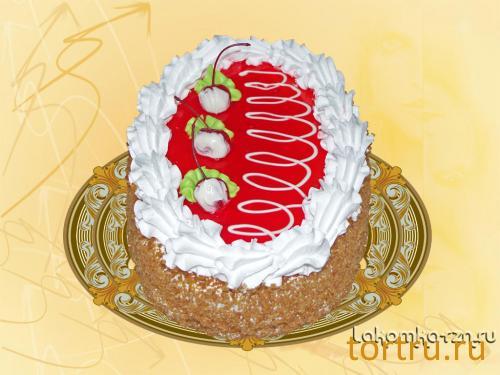 Торт "Йогуртовый Вишня", кондитерский цех Лакомка, Рязань