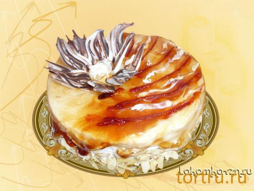 Торт "Карамельный", кондитерский цех Лакомка, Рязань
