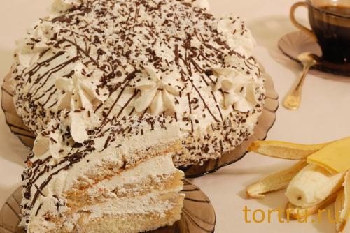 Торт "Карамельный", На блюдечке, Зеленоград