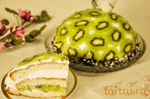 Торт "Киви", На блюдечке, Зеленоград