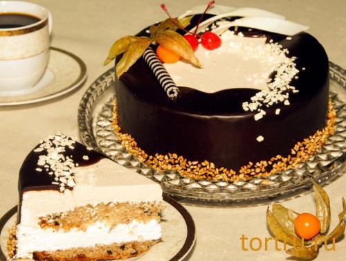 Торт "Мирабелла", На блюдечке, Зеленоград