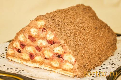 Торт "Монастырская изба", На блюдечке, Зеленоград