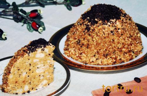 Торт "Песочная горка", На блюдечке, Зеленоград