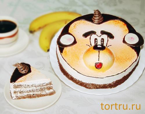 Торт "Обезьянка", На блюдечке, Зеленоград Торт "Обезьянка", На блюдечке, Зеленоград