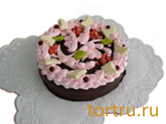 Торт "Птичье молоко с вишней" комбинат кондитерских изделий Птичье молоко, Москва