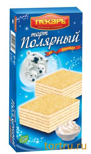 Торт вафельный "Полярный" на фруктозе, Пекарь