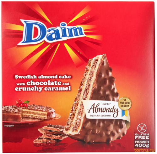 Миндально-шоколадный торт Daim, Икея