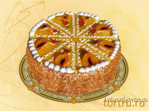 Торт "Солнечная долина", кондитерский цех Лакомка, Рязань