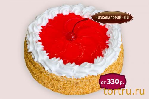 Торт "Творожный с желе", кондитерская Чайка, Калуга