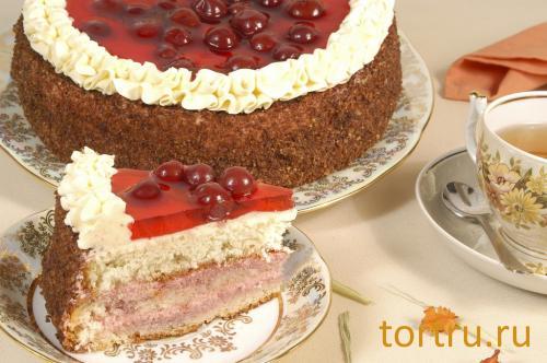 Торт "Вишенка", На блюдечке, Зеленоград Торт "Вишенка", На блюдечке, Зеленоград