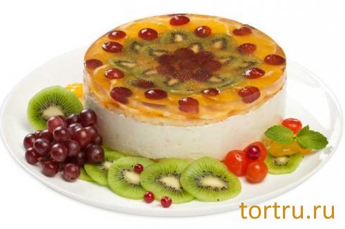 Торт "Фруктовое ассорти", комбинат Добрынинский, Москва