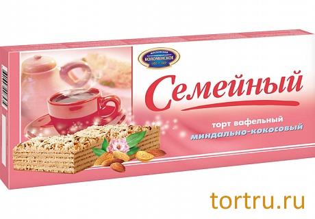 Торт вафельный "Семейный миндально-кокосовый", Коломенское