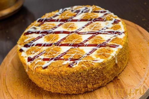 Торт "Медовик бабушкин", кондитерская Ваниль Торт "Медовик бабушкин", кондитерская Ваниль