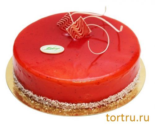 Торт "Йогуртово-клубничный", Леберже, Leberge, кондитерская