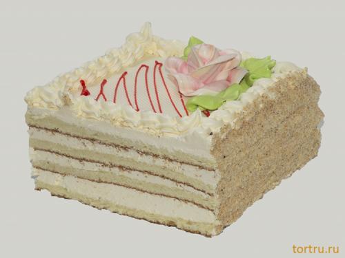 Торт "Бисквитно-кремовый", Кондитерский цех Каньон, Белгород